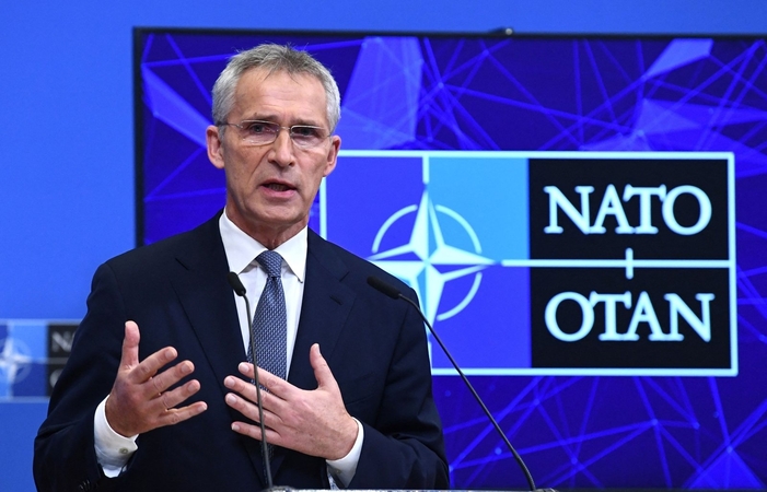 NATO vadovas: Rusija šiuo metu nekelia tiesioginės karinės grėsmės Baltijos šalims