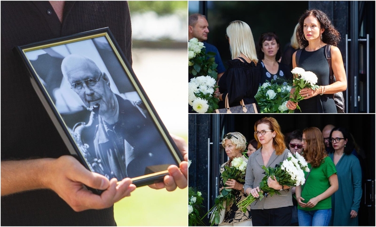 Į amžino poilsio vietą išlydėtas saksofonininkas R. Brazaitis