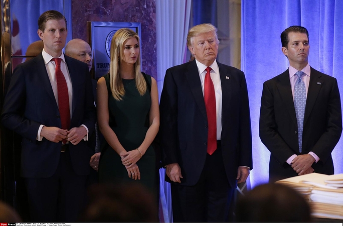 D. Trumpo sūnus papasakojo apie grasinimus šeimai