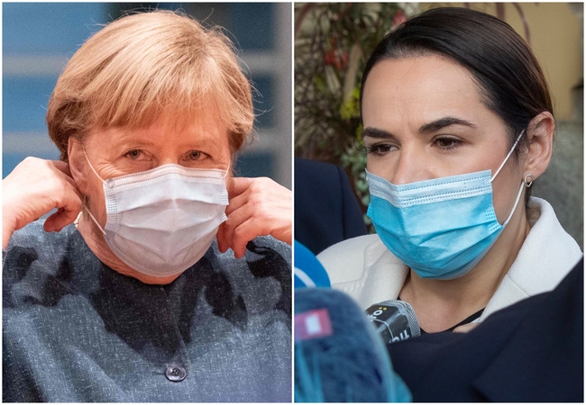 Berlyne prasidėjo A. Merkel susitikimas su S. Cichanouskaja
