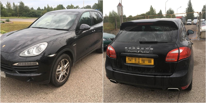 Pasieniečiai sulaikė Anglijoje ieškomą „Porsche“ visureigį