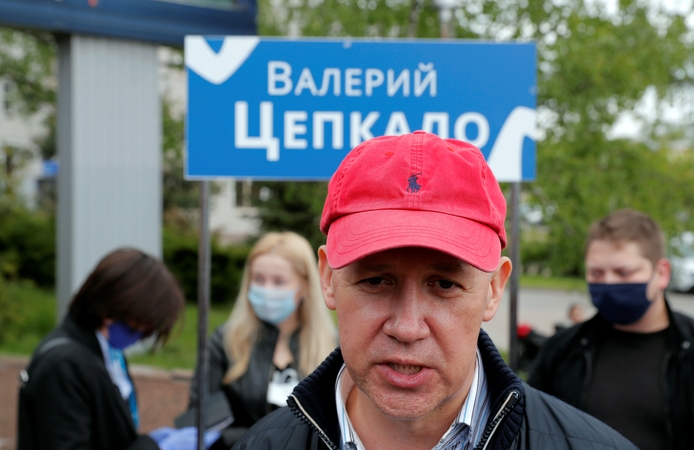 Neįgijęs teisės siekti Baltarusijos prezidento posto V. Cepkala pabėgo į Maskvą
