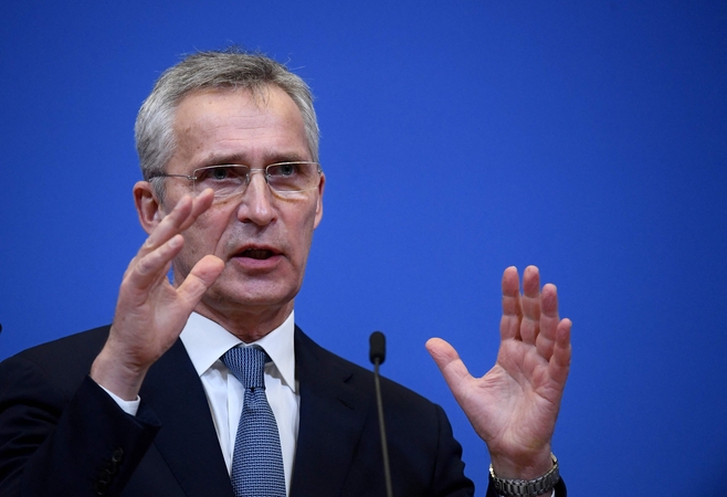 NATO vadovas: Rusija gali imtis įvairių agresyvių veiksmų prieš Ukrainą