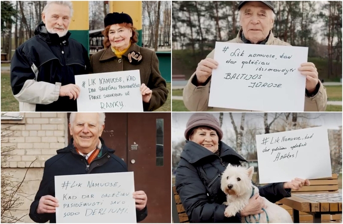Kauno senjorai apie karantinavimosi svarbą: jei jaunystė suvoktų – senatvė galėtų