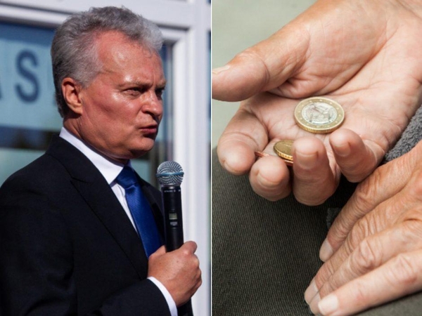 G. Nausėda teikia pataisas, siūlančias sparčiau didinti pensijas