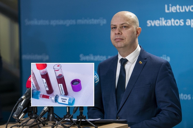 Ministras: reagentų koronaviruso tyrimams Lietuva turi šiai ir daliai kitos savaitės