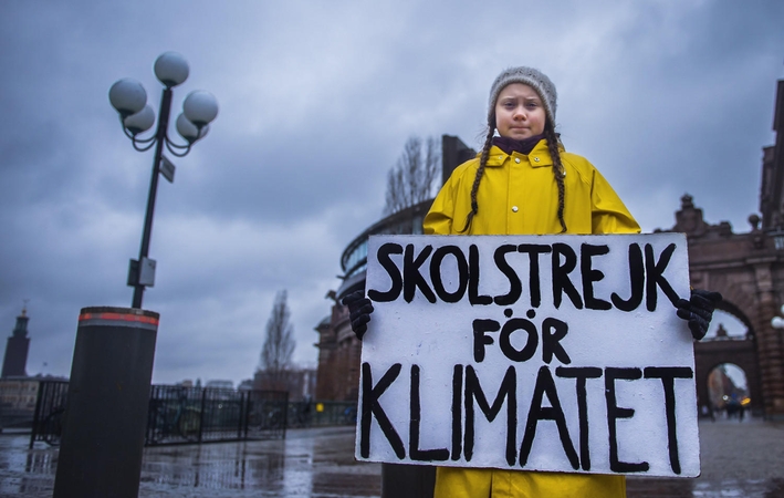 G. Thunberg švenčia gimtadienį: klimato aktyvistei sukanka 17 metų