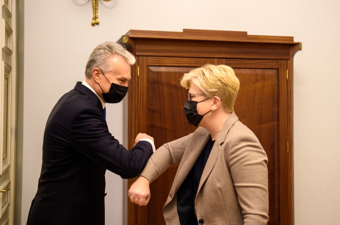 Premjerė apie nutrūkusius susitikimus su prezidentu: na, nevyksta ir nevyksta