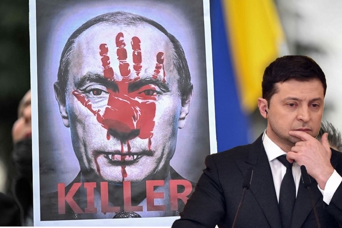 Ukrainos prezidentas: V. Putinas nori sunaikinti žmoniją