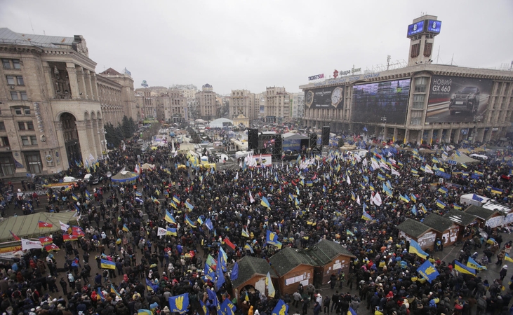 Ukrainos opozicija laukia 1 mln. protestuojančių žmonių