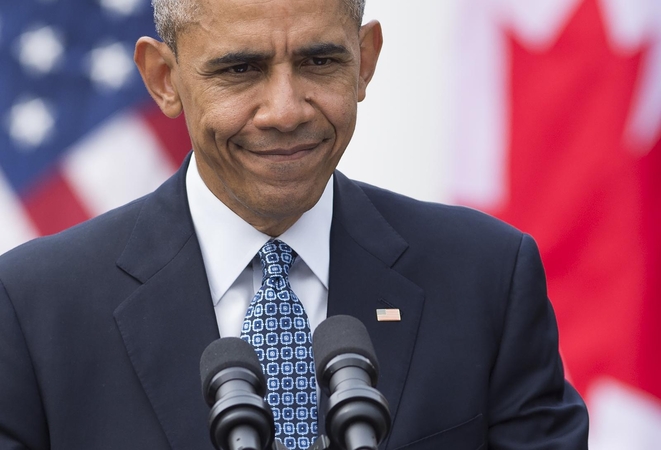 B. Obama tvirtina nesantis kaltas dėl D. Trumpo iškilimo