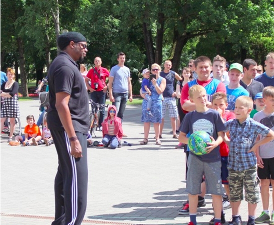 Druskininkuose - NBA legendos pokštai