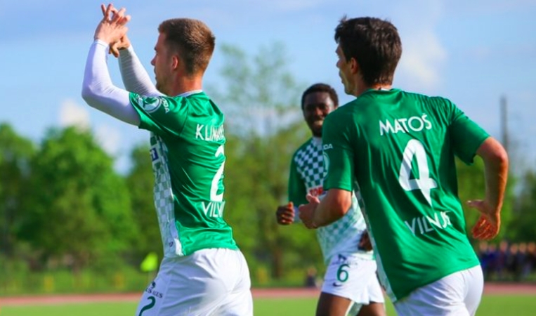 Lietuvos futbolo A lygoje čempionas iškovojo aštuntą pergalę