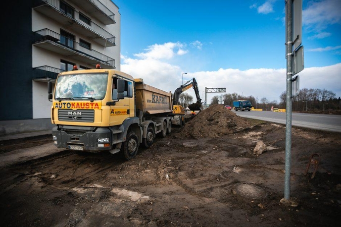 Akademijoje prasidėjo transporto mazgo rekonstrukcija – vairuotojų laukia iššūkiai