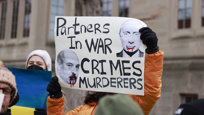 Rusijos puolimas prieš Ukrainą kelia pavojų ir Baltarusijos suverenitetui