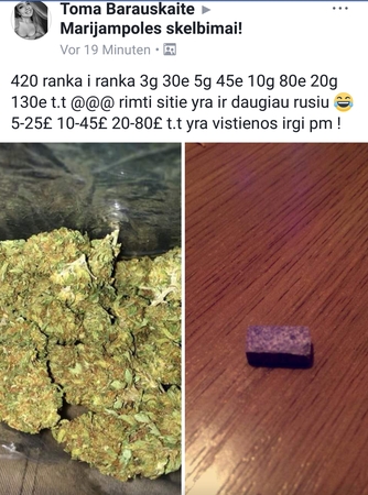 Internete siūlo „žolės“. Kas už tai gresia?