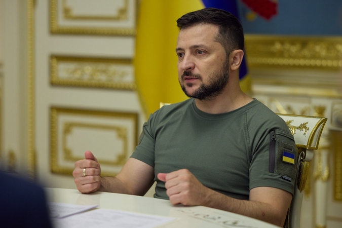V. Zelenskis: Rusijos teroristai pirmieji pasaulyje panaudojo atominę elektrinę terorui