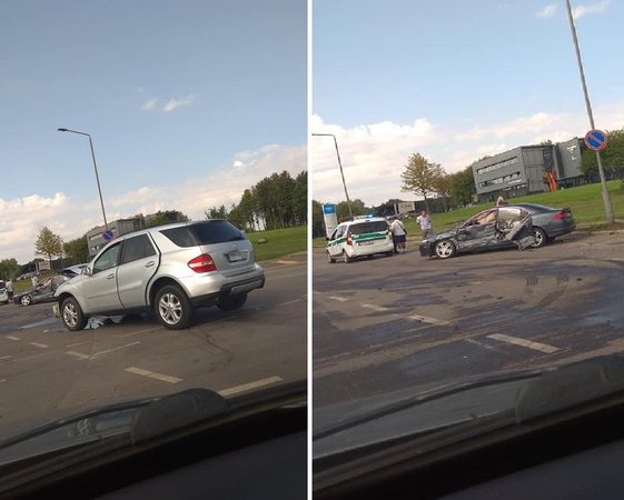 Chaosas Kaune tęsiasi: pasipylė eismo nelaimės 
