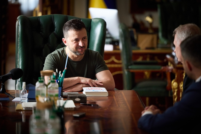 V. Zelenskis: Ukrainos pajėgos išlaiko pozicijas Kurske