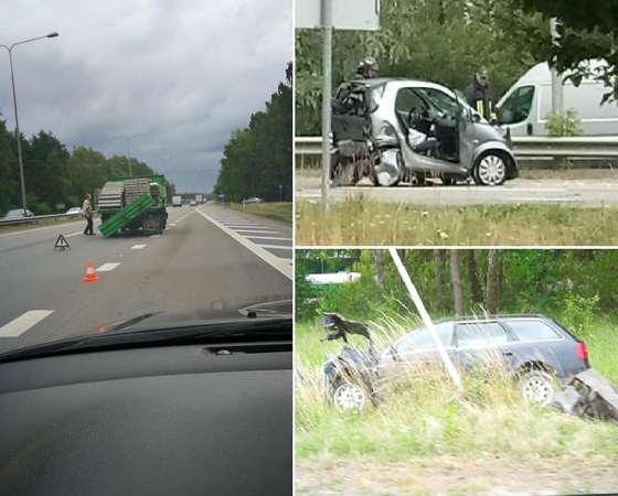 Stipri avarija magistralėje: nusidriekė milžiniška spūstis, yra sužalotų žmonių