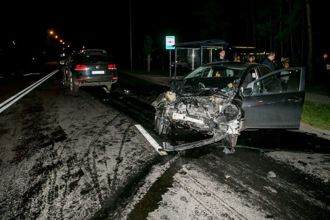 Per avariją T. Masiulio g. sužaloti trys žmonės