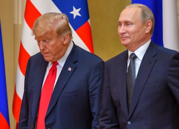 V. Putinas apie D. Trumpą: pasirodo, jis drąsus žmogus