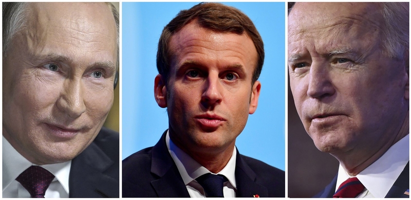V. Putinas telefonu kalbėsis su J. Bidenu ir E. Macronu