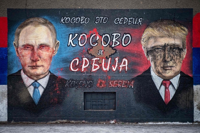 V. Putinas ir D. Trumpas kalbėsis telefonu