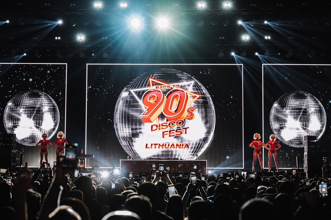 „Žalgirio“ arenoje nugriaudėjo „90’s Disco Fest“ 