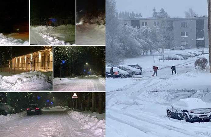 Dėkoja su žiemos stichija padedantiems kovoti gyventojams: niurzgalių – tik vienas kitas