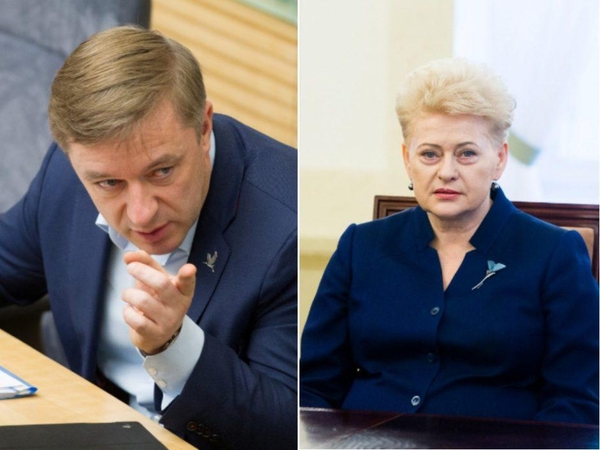 Ramūnas Karbauskis ir Dalia Grybauskaitė