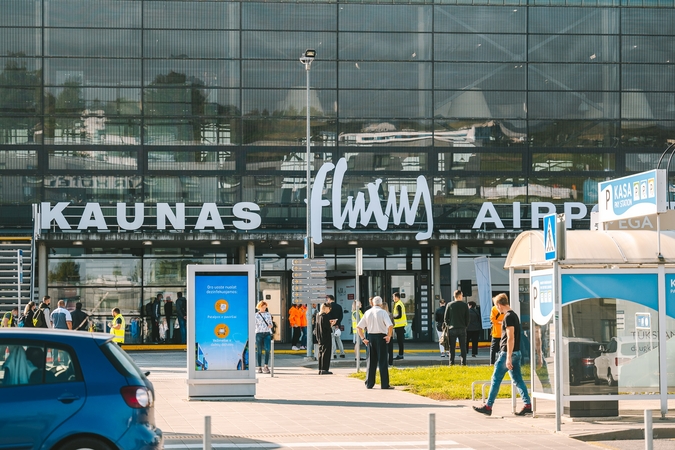 Žaismingas akibrokštas: Kauno oro uostas tampa „Fluxus“ oro uostu