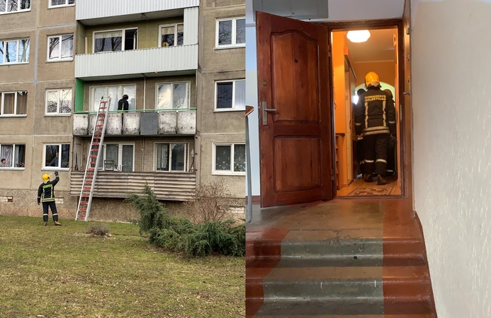 Prisvilęs maistas sukėlė ant kojų Kauno ugniagesius