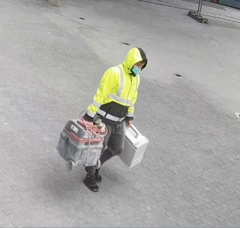 Svetimus įrankius išsinešė kaip savo (policija ieško šio vyro)
