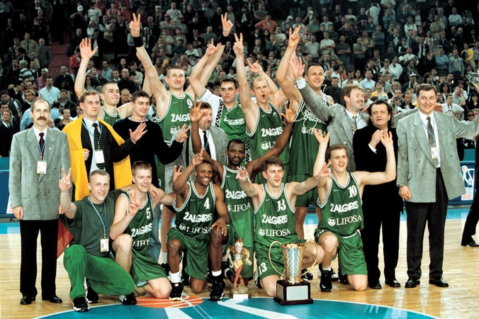 Nepamirštama: 1999-ųjų balandžio 22-oji "Žalgirio" klubo metraštyje – istorinės pergalės diena.