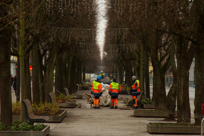 Kokie darbai dar liko Laisvės alėjoje?