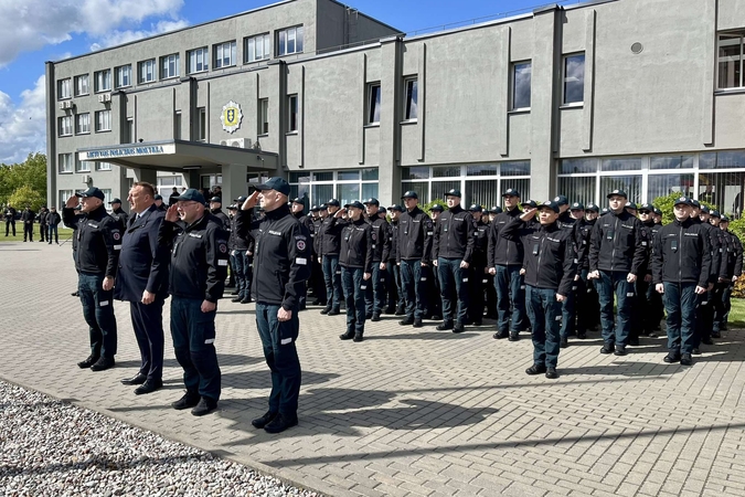 Policijos mokykloje Mastaičiuose – svarbi diena