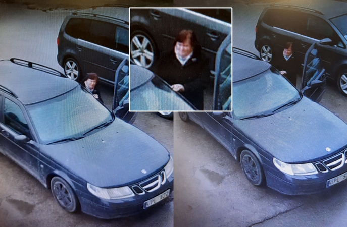Svetimą automobilį apgadinusi vairuotoja su „SAAB“ pabėgo iš įvykio vietos – jos ieško policija