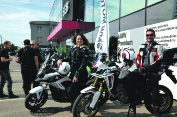 Motociklininkai pažins dar neatrastą Kauną