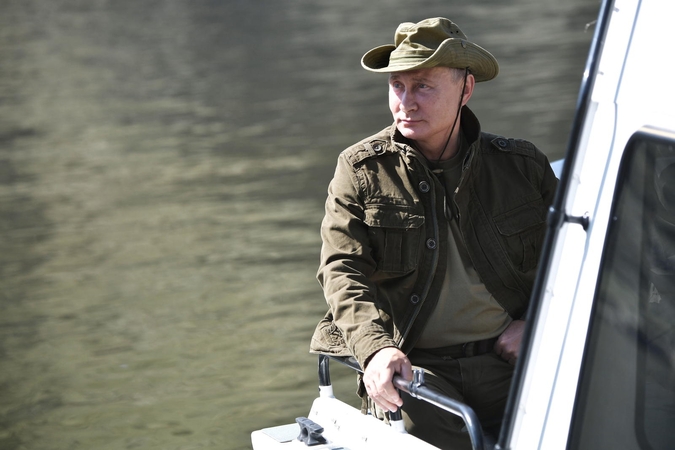 V. Putinas vėl atostogavo Sibire