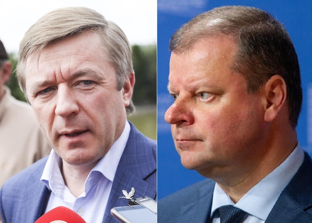 Ramūnas Karbauskis (kairėje) ir Saulius Skvernelis (dešinėje)