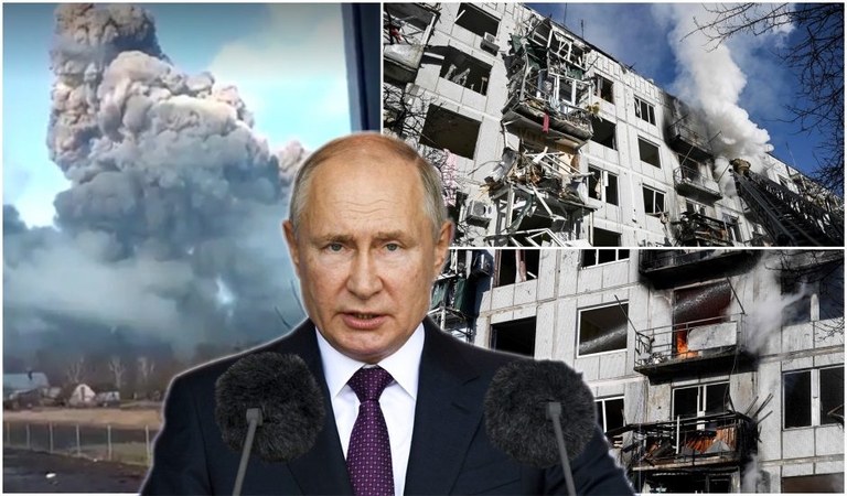 NATO vadovas: V. Putinas rengia planus ilgam karui Ukrainoje 