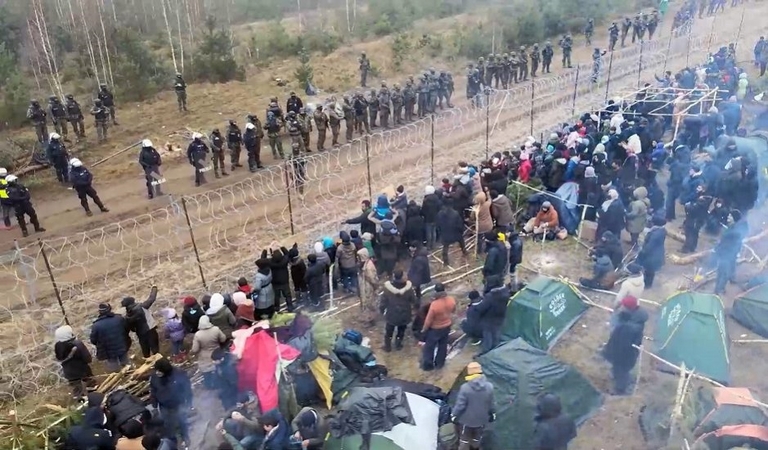 Lenkija: migrantų Baltarusijos pasienyje daugėja