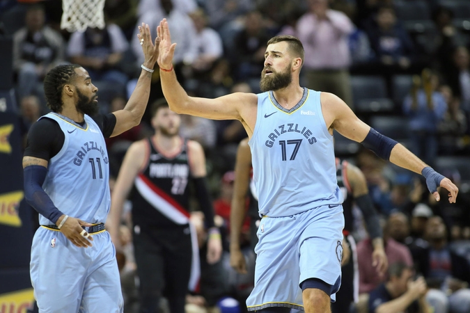 J. Valančiūnas pelnė 20 taškų, bet „Grizzlies“ pralaimėjo
