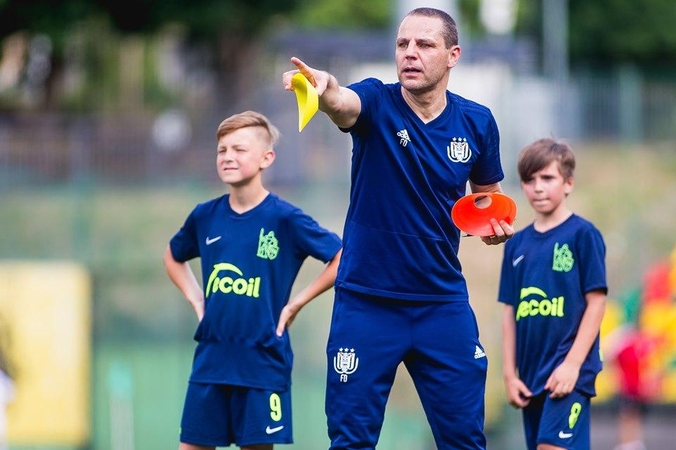 Lietuvoje pradėtas „Anderlecht“ sistemos diegimas: belgai vedė pirmąsias treniruotes