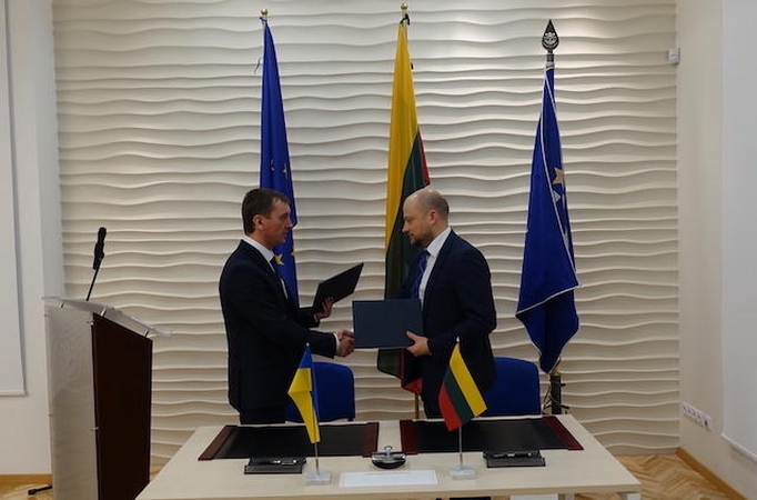 Sutarta bendradarbiauti su Ukrainos uostu