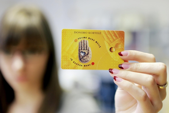 Elektroninių sutikimų būti donorais – jau daugiau kaip tūkstantis 