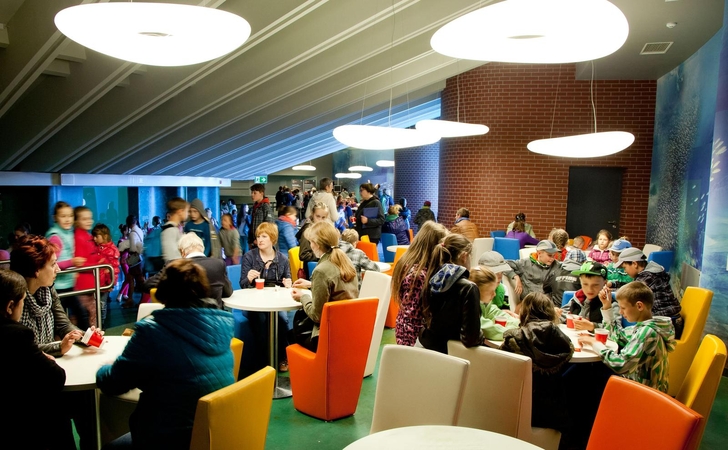 Kavinė: po ilgų paieškų pavyko rasti, kas gamins maistą Lietuvos jūrų muziejaus delfinariumo lankytojams.