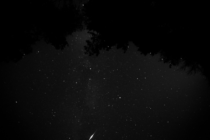 Perseidų meteorų lietaus piką pajūryje užstojo debesys.