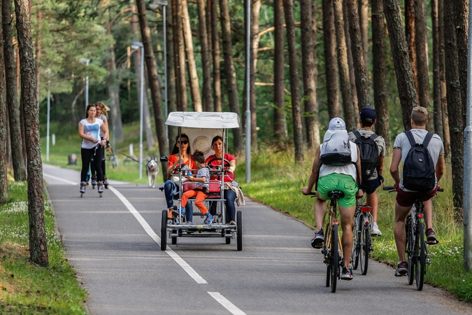 Malonumai: savaitgalį orai bus palankūs aktyviai leisti laiką gamtoje.